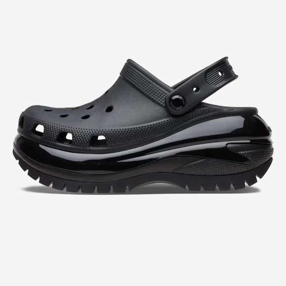 CROCS Clogs Black MEGA CRUSH Men Size 6 Women Size 8 Unisex main image 6